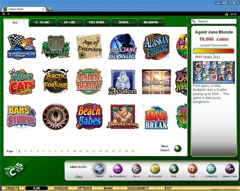 casino share download.